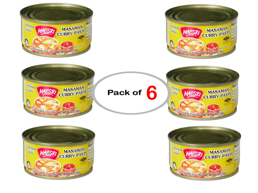 Massaman Curry Paste, 4 oz / 114 g (Pack of 6) H43124
