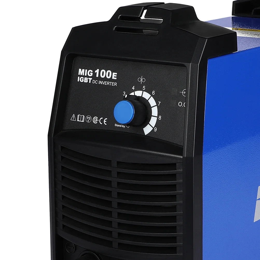 MIG Welder Machine, 110V/120V, 30-90Amp, Gasless Core Wire, Adjustable Speed Control W79690